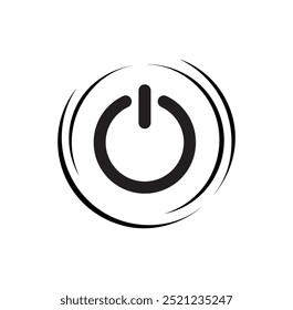 Betriebsschalter-Symbol-Informationszeichen	
