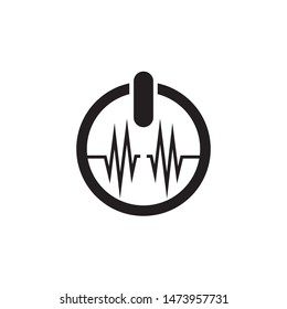 power button icon. Logo element illustration.power button symbol design. colored collection. power button concept. Can be used in web and mobile