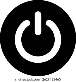 botão liga/desliga ícone no botão metal internet