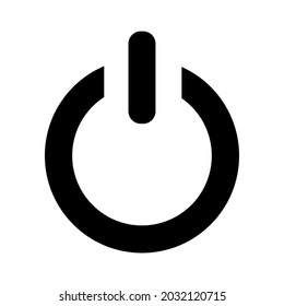 Icono del botón de encendido, botón de apagado