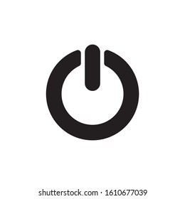 Power button icon. shutdown icon design