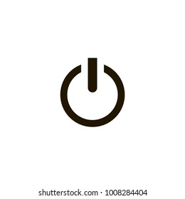 power button icon. sign design