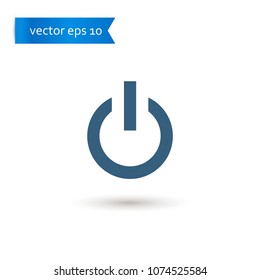power button. power button icon. sign design. Vector EPS 10.
