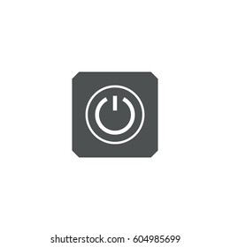 power button icon. sign design
