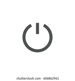power button icon. sign design