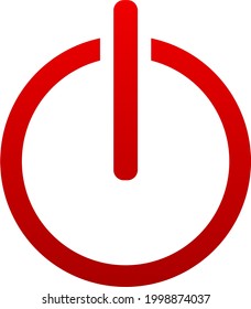 Power button icon, start icon ,vector illustration.
