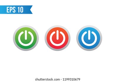 power button icon / start button for websites / applications