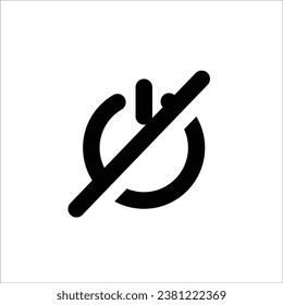 Power button icon stock vector