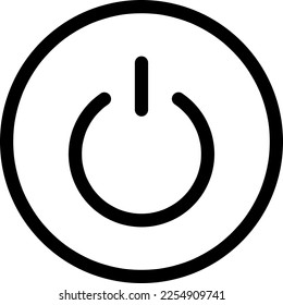 Power Button Icon trendy style illustration on white background..eps