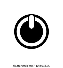 Power button icon , turn on off button , sign design