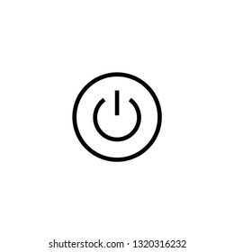 power button icon, vector icon