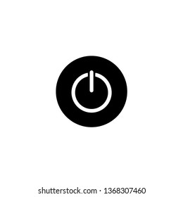 power button icon vector