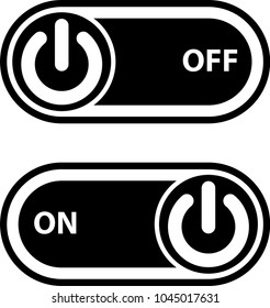 Power Button Icon Vector Art Illustration