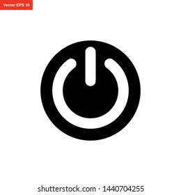 power button icon vector design