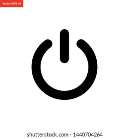 power button icon vector design