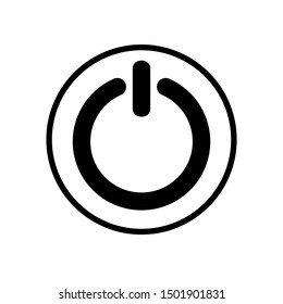 Power Button Icon Vector Design Symbol Illustration
