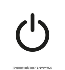 Power Button Icon. Power Button Vector Design