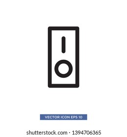 power button icon vector illustration