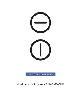 power button icon vector illustration