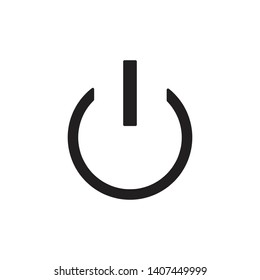 Power Button Icon Vector Illustration - Vector