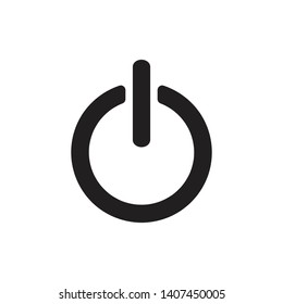Power Button Icon Vector Illustration - Vector