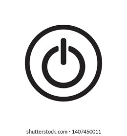Power Button Icon Vector Illustration - Vector