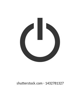Power Button Icon Vector Illustration