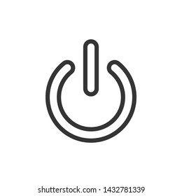 Power Button Icon Vector Illustration