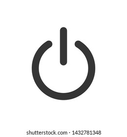 Power Button Icon Vector Illustration