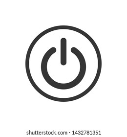 Power Button Icon Vector Illustration