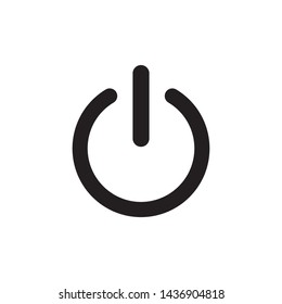 power button icon vector illustration