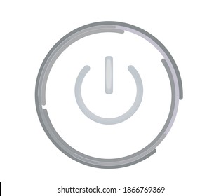 Power button icon. vector illustration