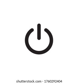Power Button Icon Vector in Trendy Style. On, Off Symbol Vector