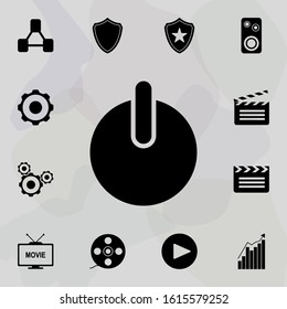 power button icon. web icons universal set for web and mobile