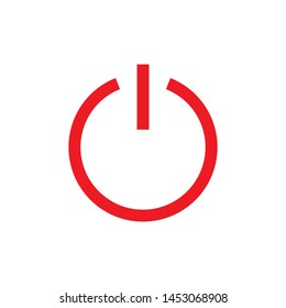 Power Button Icon,Start Icon, Ilustration - vector