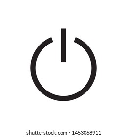 Power Button Icon,Start Icon, Ilustration - vector