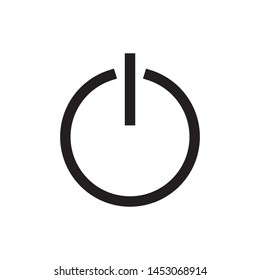 Power Button Icon,Start Icon, Ilustration - vector