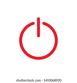 Power Button Icon,Start Icon, Ilustration - vector