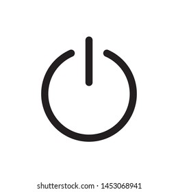 Power Button Icon,Start Icon, Ilustration - vector
