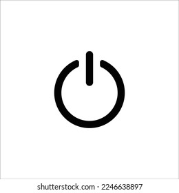 Icono botón de encendido,Icono de inicio, Ilustración - vector .Vector EPS.10
