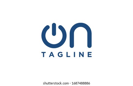 Power button for logo designs editable