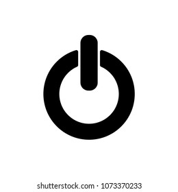 power button - multi media icon vector