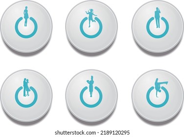 Power Button and People Combination