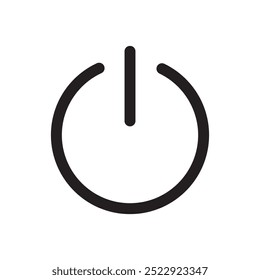 Power button, start button , turn on button, onoff switch icon