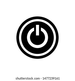 Power button swich turn on off icon vector symbol illustration
