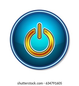 Power Button Symbol Icon Technology Vector