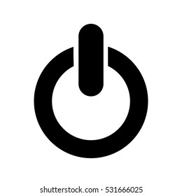 power button symbol isolated icon vector illustration design