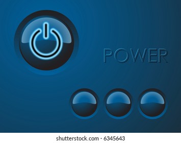 Power button with three others buttons