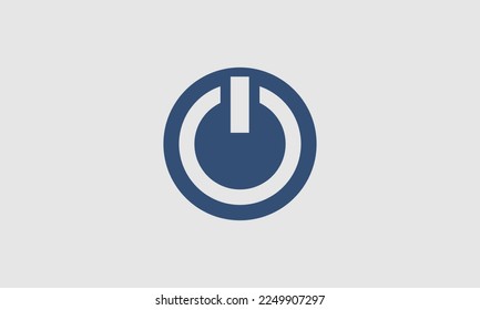 Power button vector design illustration	

