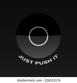 Power  button. Vector eps 10